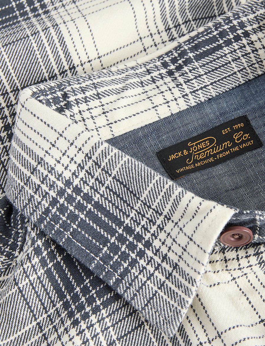 Jack & Jones - JPRBLUIVY CHECK L/S OVERSHIRT SN - checkered shirts - dark navy - 2