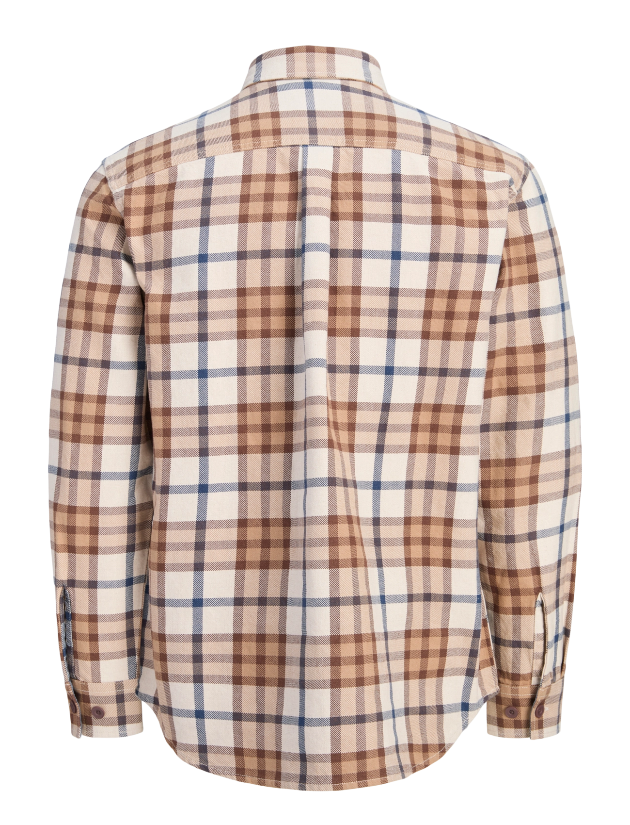 Jack & Jones - JPRBLUIVY CHECK L/S OVERSHIRT SN - rutiga skjortor - plaza taupe - 2