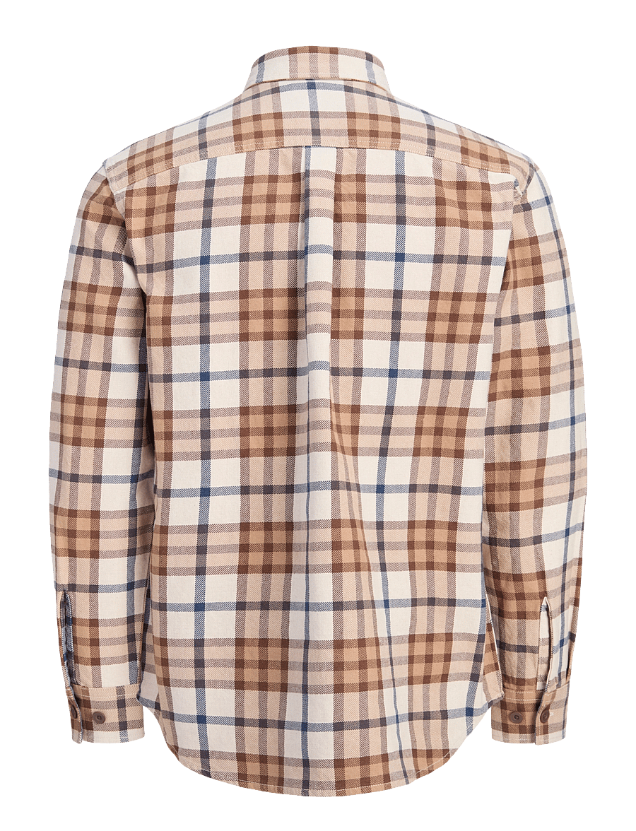 Jack & Jones - JPRBLUIVY CHECK L/S OVERSHIRT SN - rutiga skjortor - plaza taupe - 2