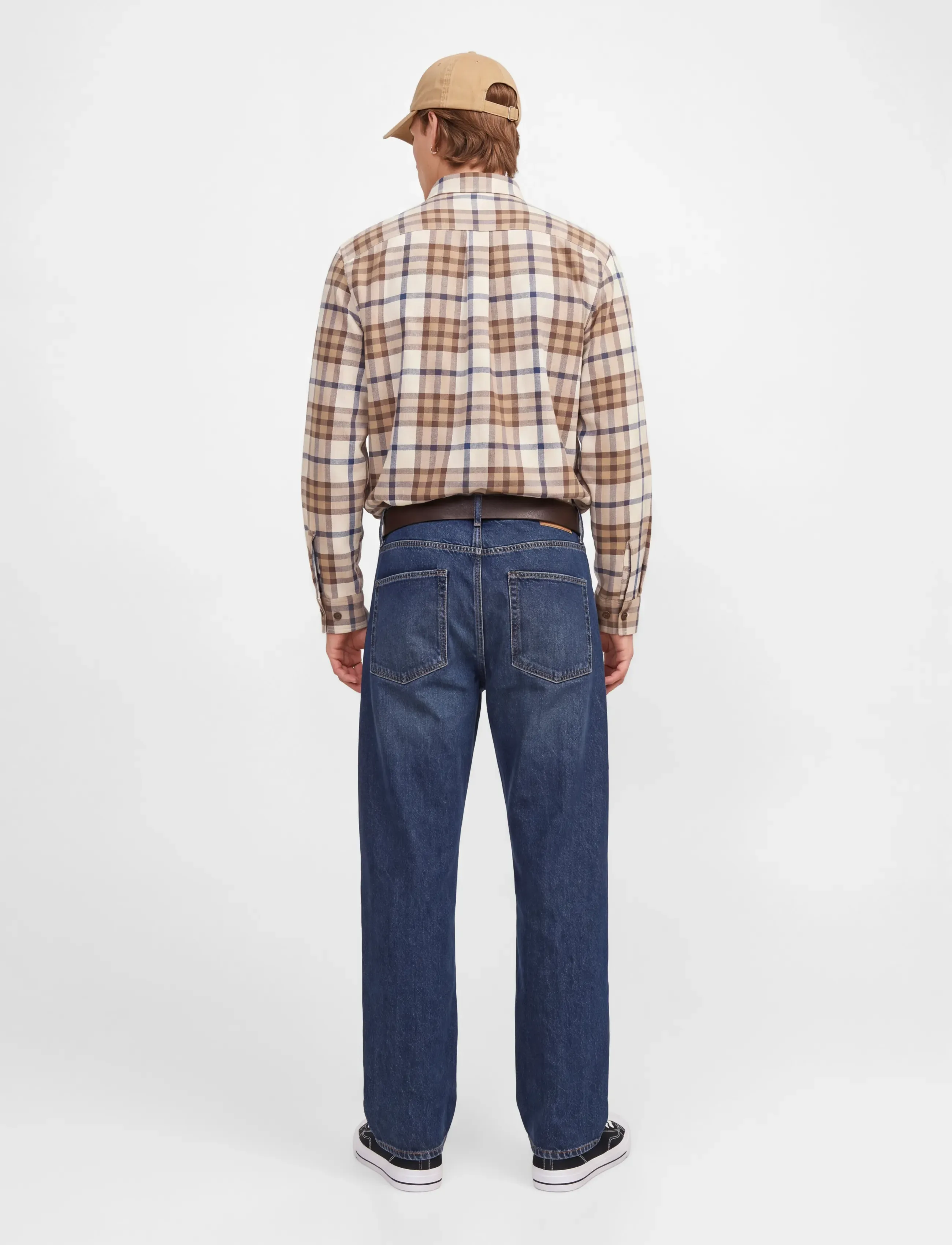 Jack & Jones - JPRBLUIVY CHECK L/S OVERSHIRT SN - rutiga skjortor - plaza taupe - 3