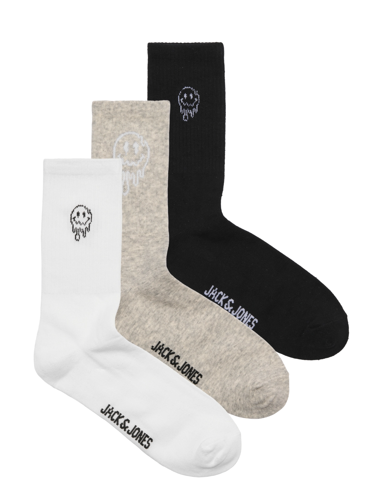 Jack & Jones JACDIMA TENNIS SOCKS 3 PACK - Unterwäsche - BLACK / black