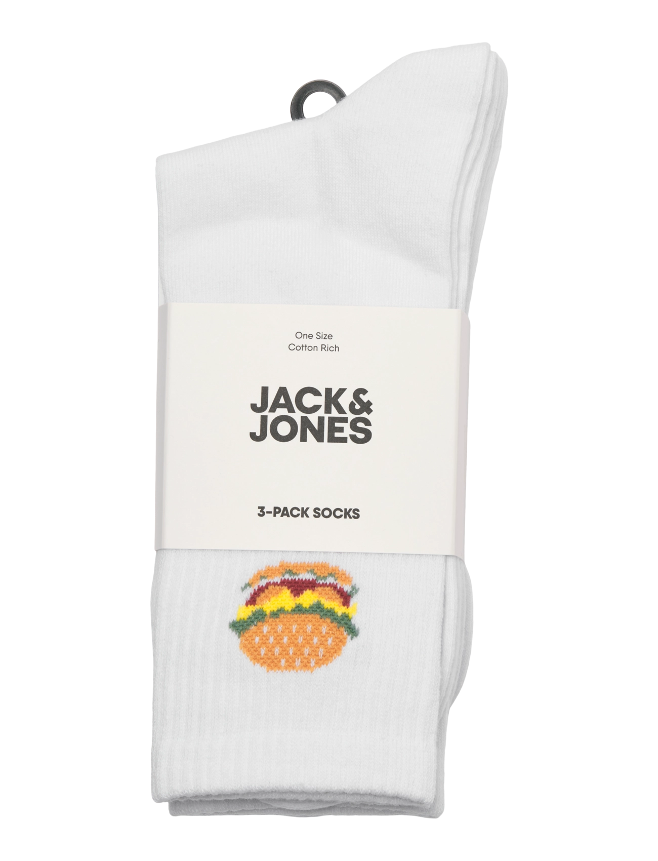Jack & Jones - JACFOOD TENNIS SOCKS 3 PACK - white - 1
