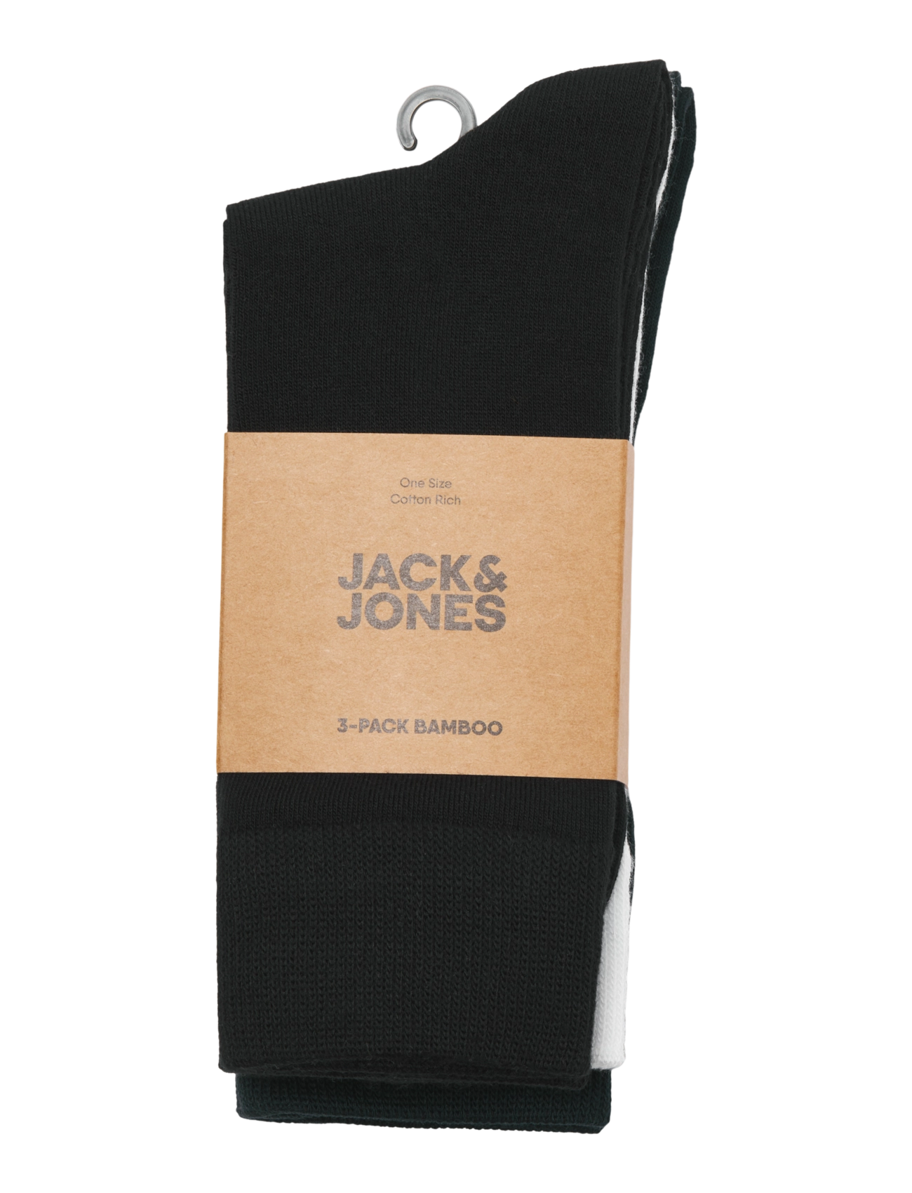 Jack & Jones - JACLOUIS BAMBOO SOCK 3 PACK - tennissocken - black - 1