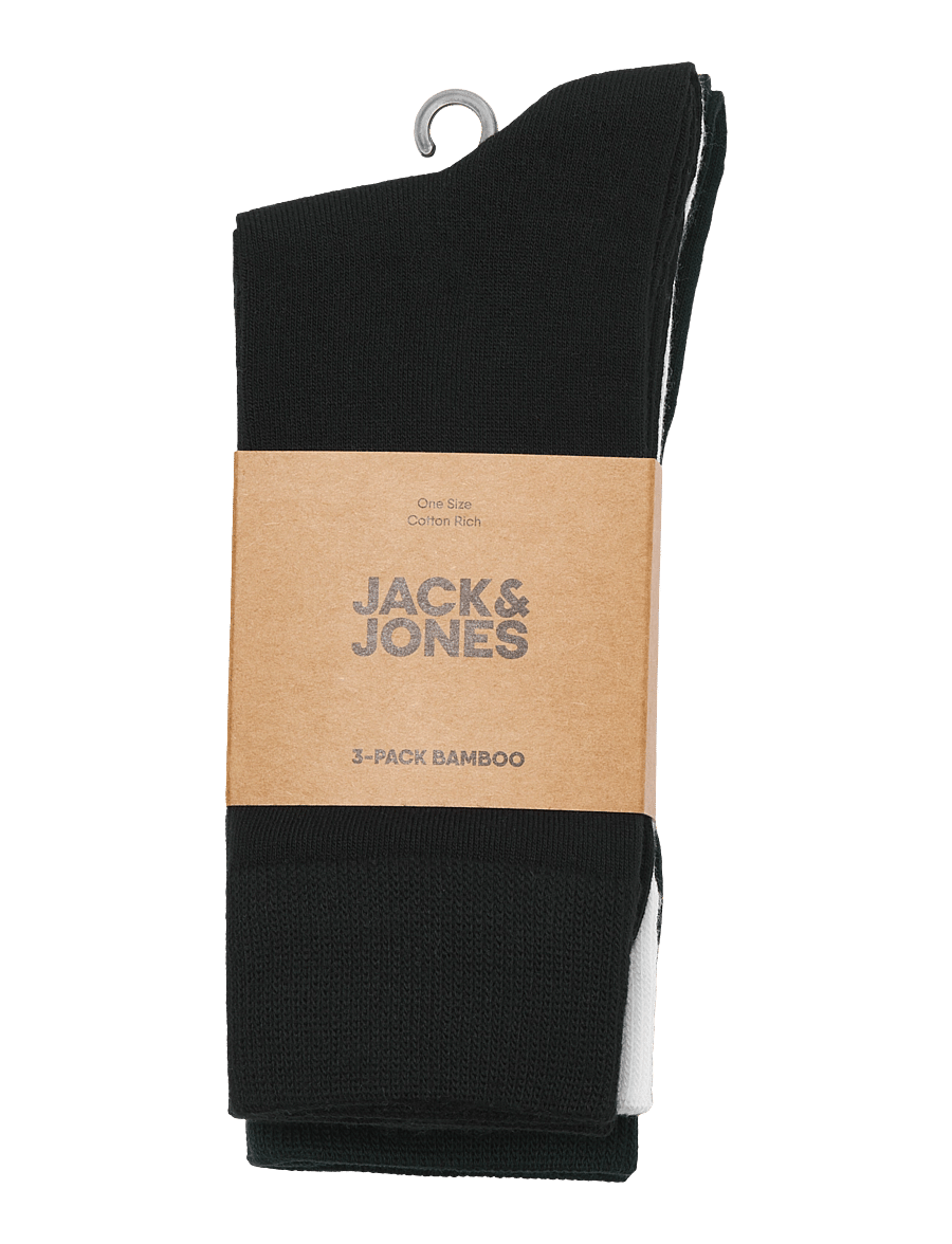 Jack & Jones - JACLOUIS BAMBOO SOCK 3 PACK - tennissocken - black - 1