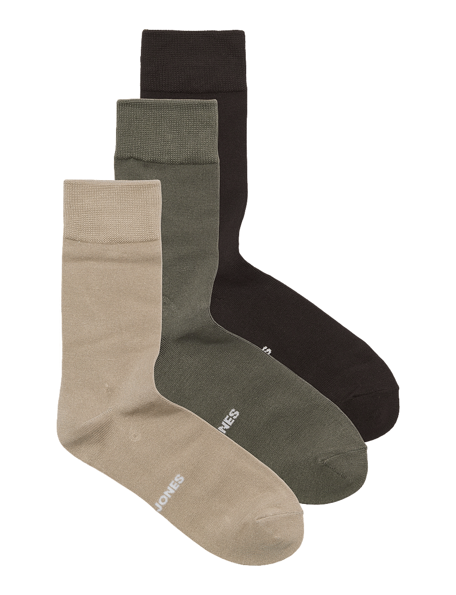 Jack & Jones - JACLOUIS BAMBOO SOCK 3 PACK - tennissocken - plaza taupe - 0
