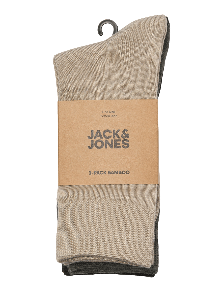 Jack & Jones - JACLOUIS BAMBOO SOCK 3 PACK - tennissocken - plaza taupe - 1