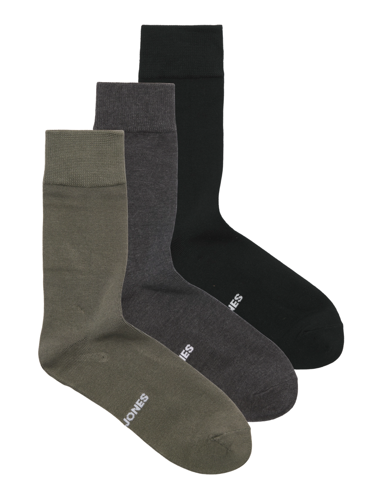 Jack & Jones Jaclouis Bamboo Sock 3 Pack, One Size, Khaki green, Sokker > Almindelige Sokker, Herre