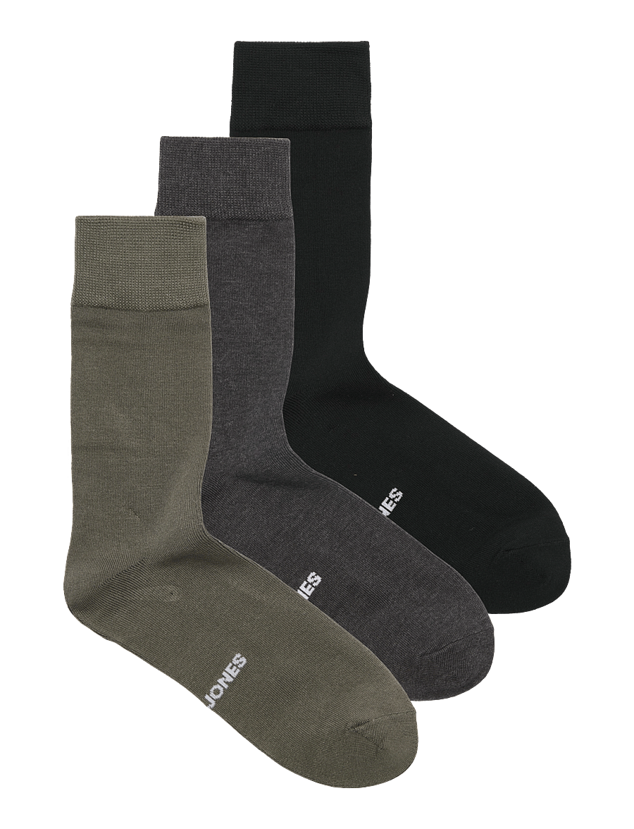 Jack & Jones - JACLOUIS BAMBOO SOCK 3 PACK - tennissocken - smokey olive - 0