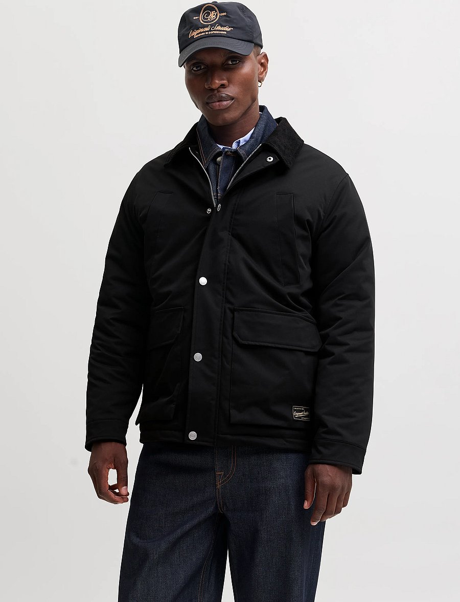 Jack & Jones - JORNORREBRO PADDED BARN JACKET SN - black - 0
