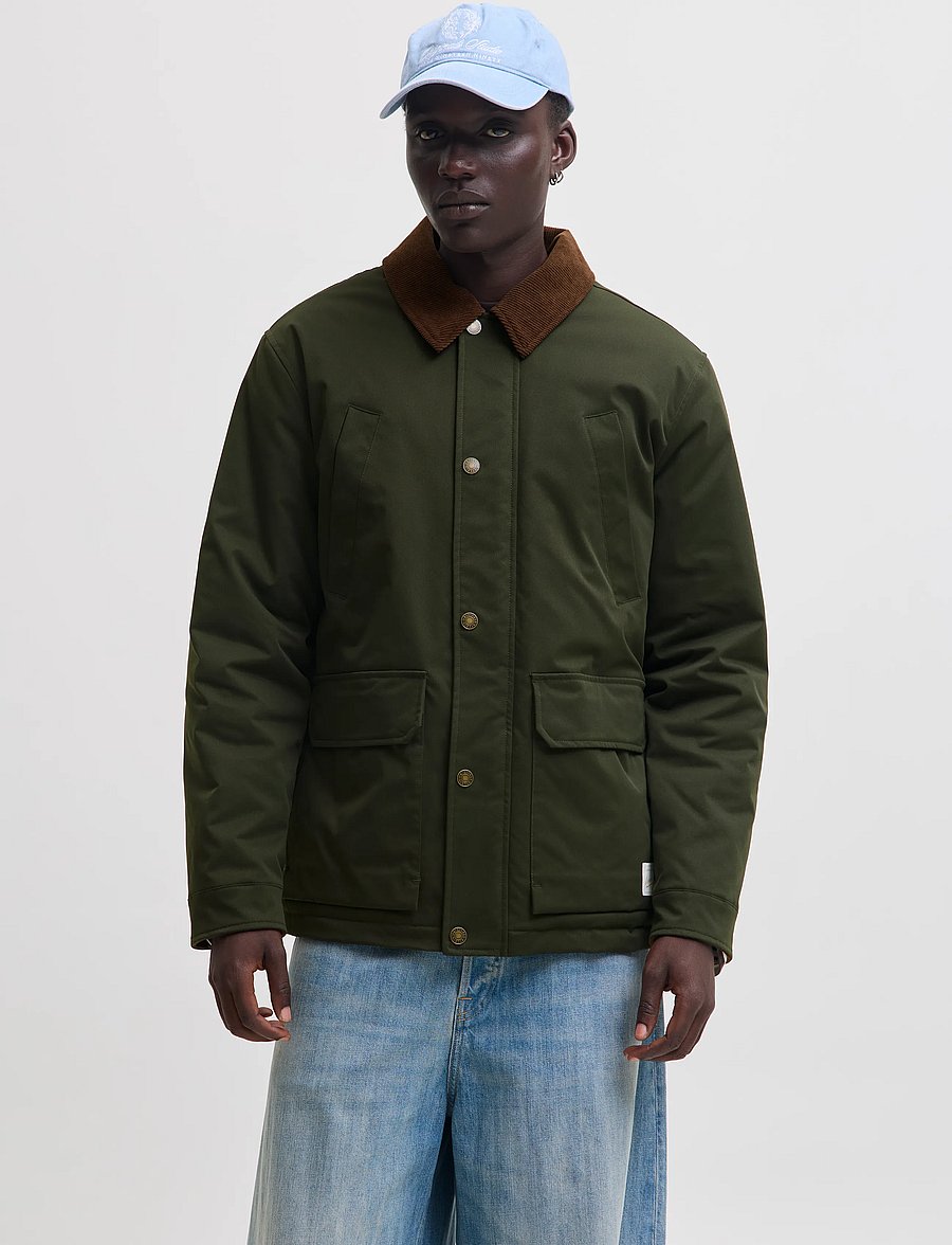 Jack & Jones - JORNORREBRO PADDED BARN JACKET SN - dunjakker - rosin - 0