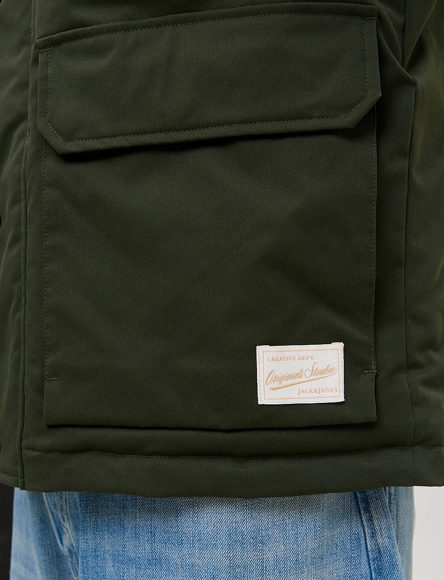 Jack & Jones - JORNORREBRO PADDED BARN JACKET SN - dunjakker - rosin - 5