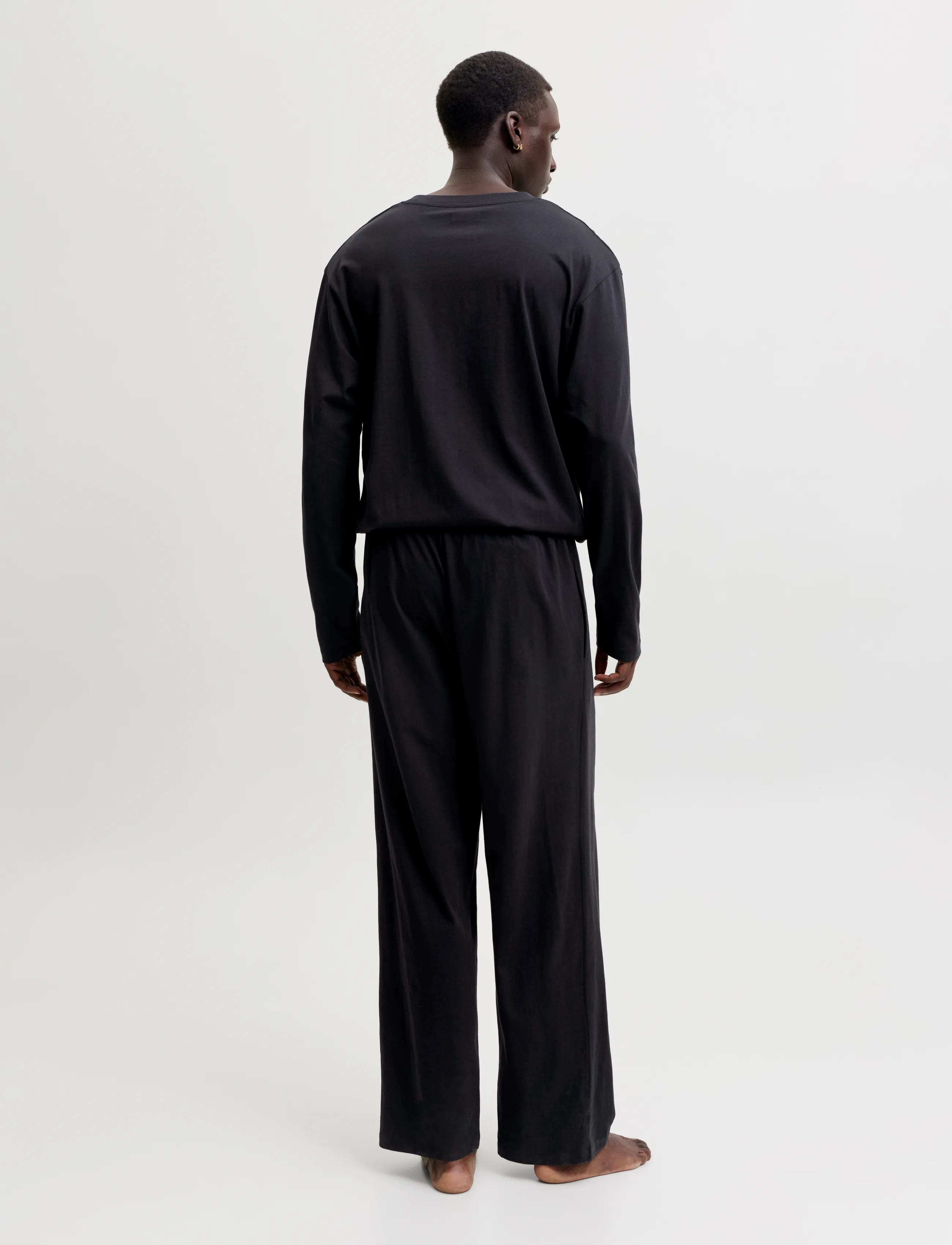 Jack & Jones - JACALFRED LS TEE AND PANTS SET W - pidžaamakomplektid - black - 5