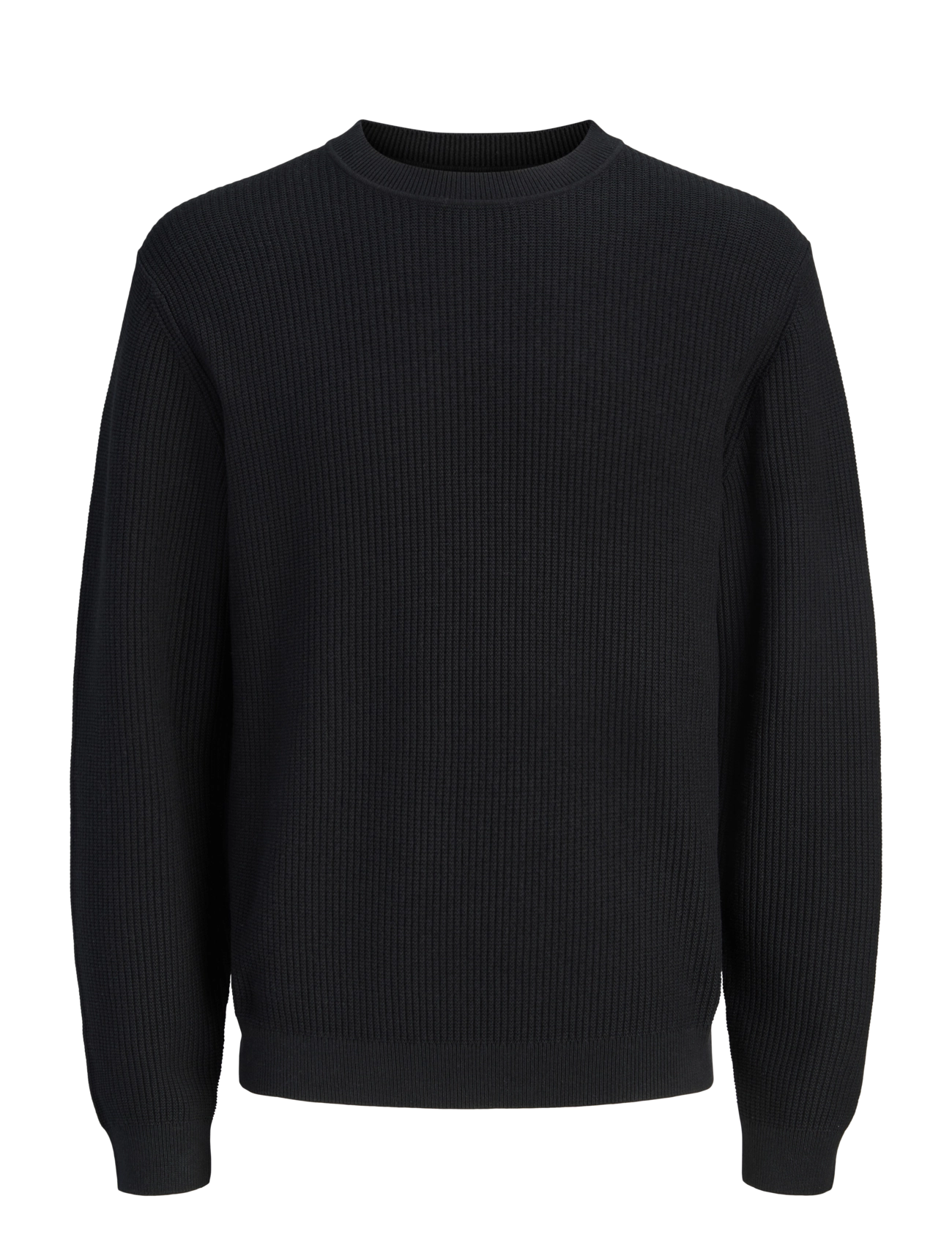 Jack & Jones JPRBLACONNOR KNIT CREW NECK - Rundhals - BLACK / black