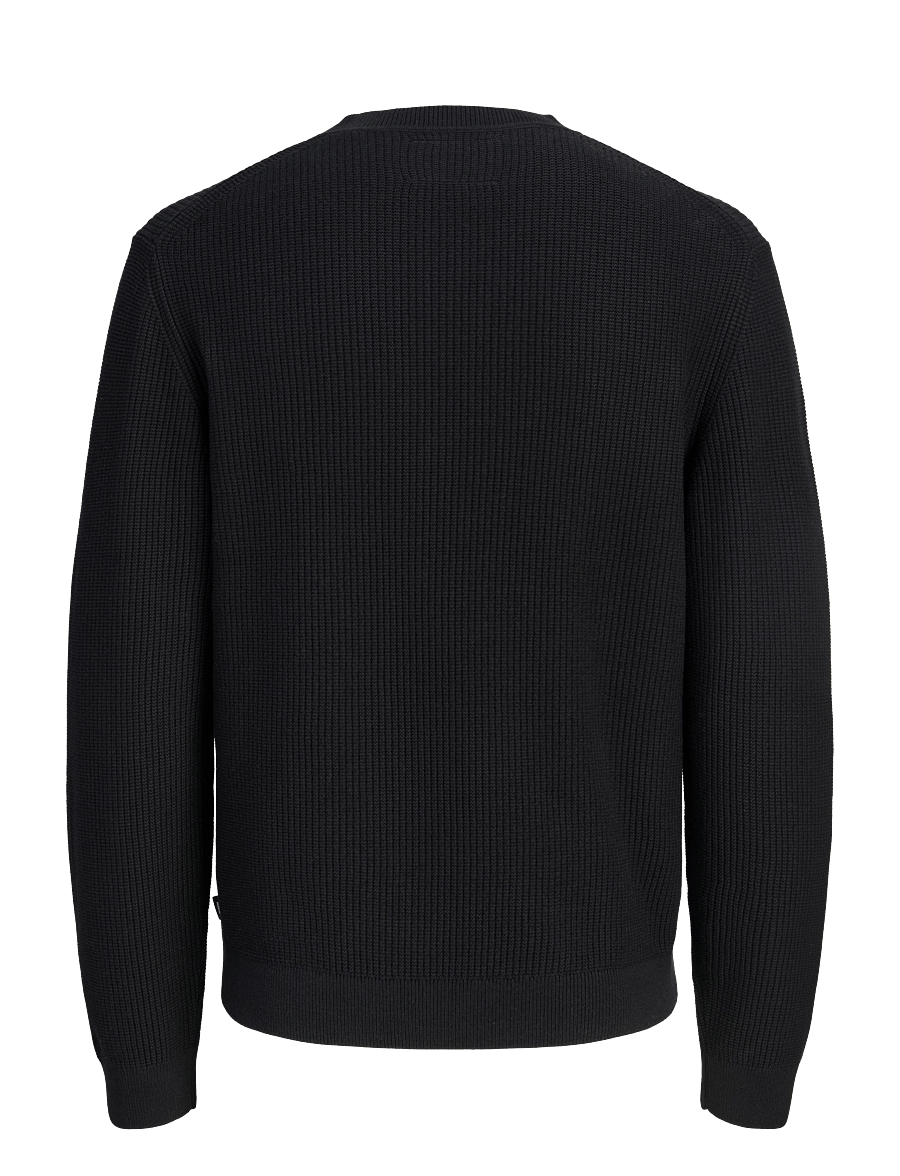 Jack & Jones - JPRBLACONNOR KNIT CREW NECK - rundhals - black - 1