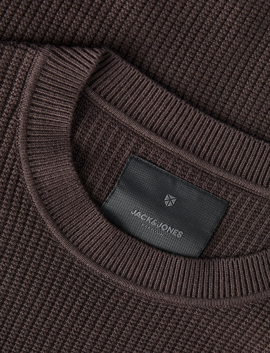 Jack & Jones - JPRBLACONNOR KNIT CREW NECK - rundhals - chocolate torte - 2