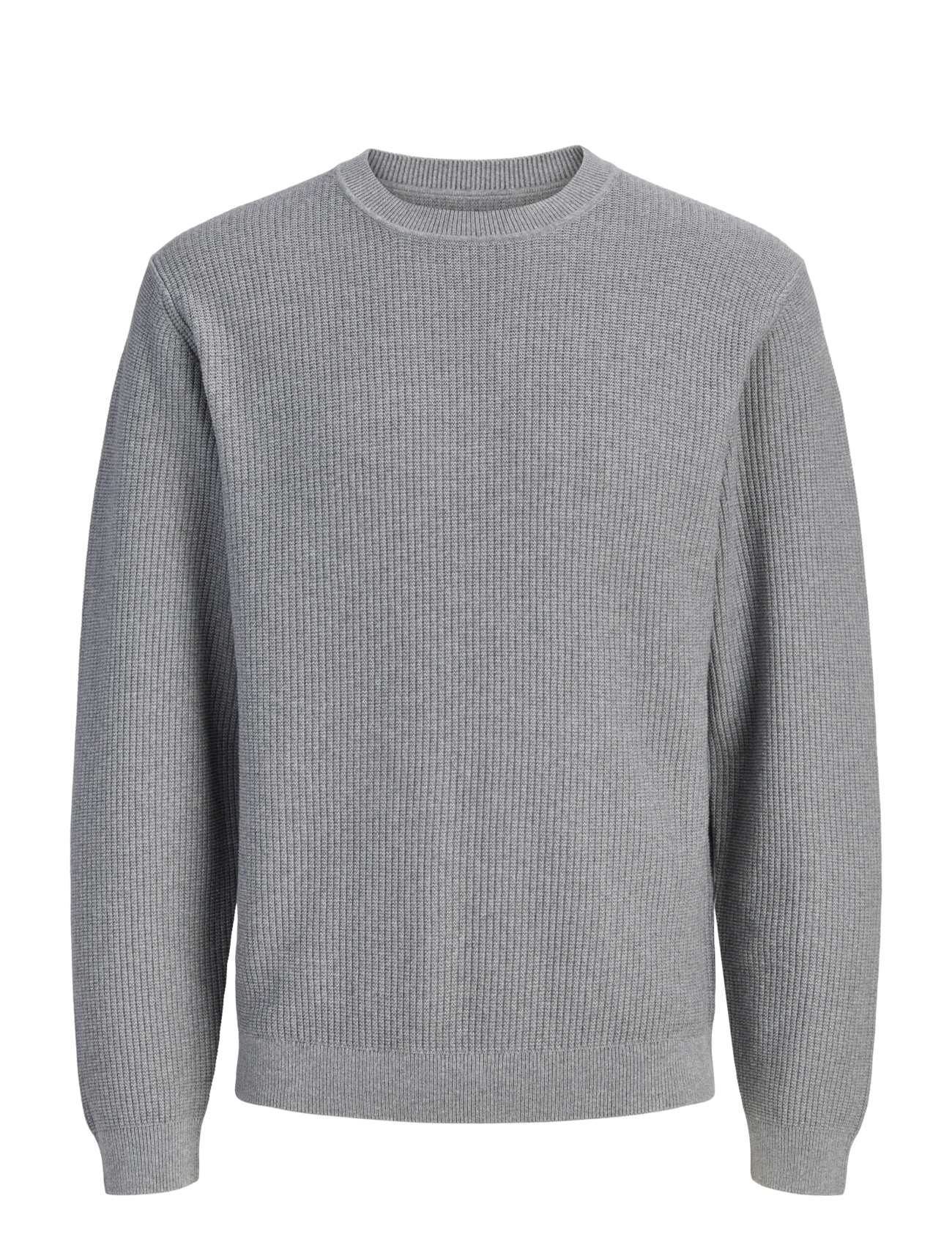 Jack & Jones JPRBLACONNOR KNIT CREW NECK - Rundhals - MEDIUM GREY MELANGE / grey