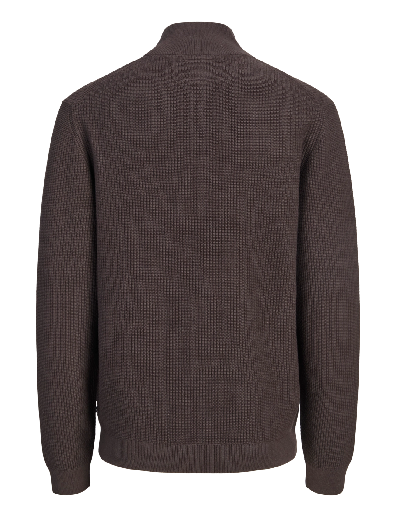 Jack & Jones - JPRBLACONNOR KNIT HALF ZIP - chocolate torte - 1