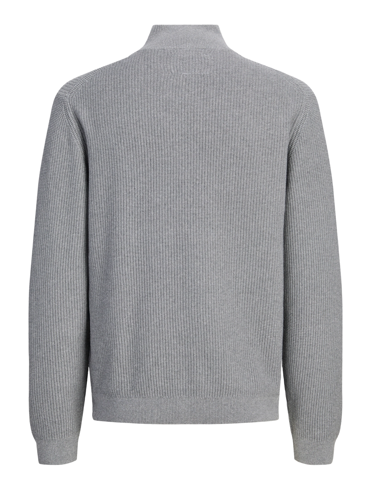 Jack & Jones - JPRBLACONNOR KNIT HALF ZIP - medium grey melange - 1