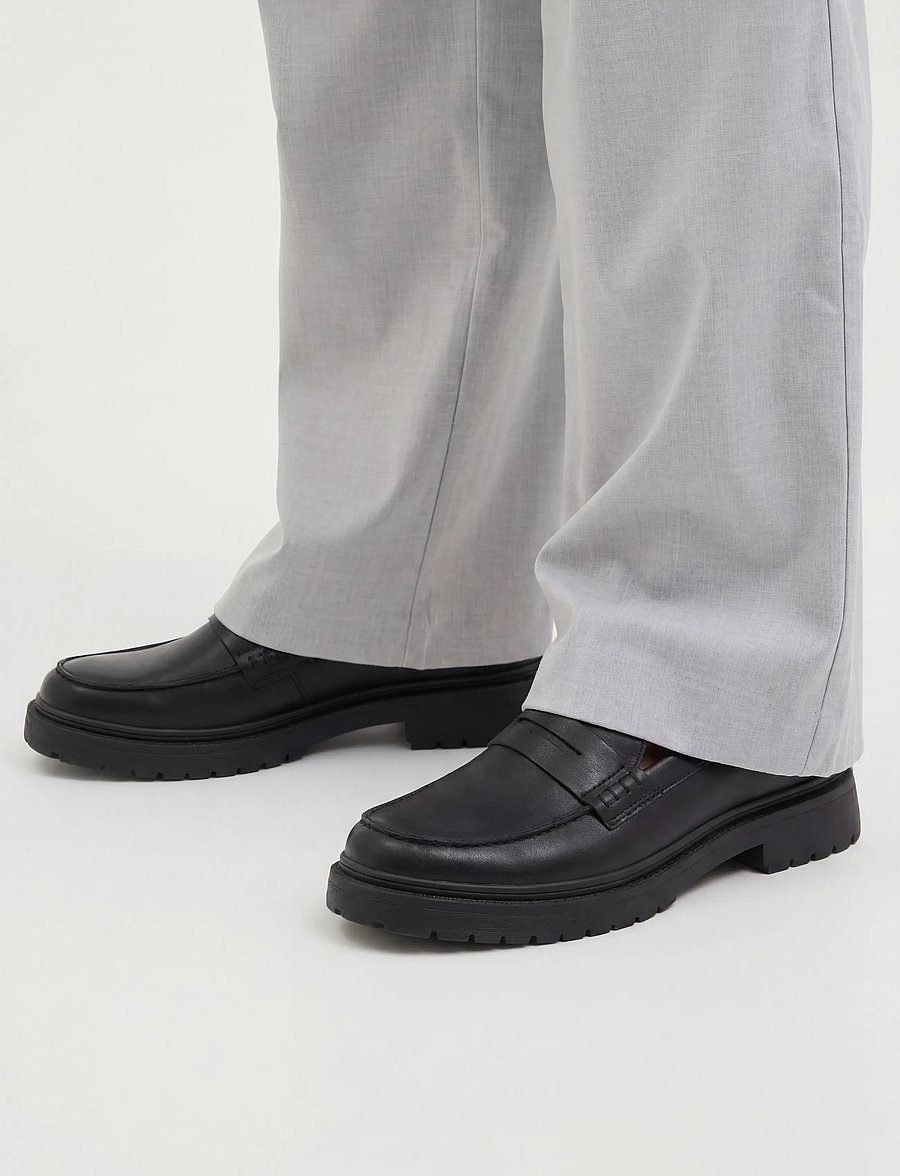 Jack & Jones - JFWDUNE PU LOAFER - kollektionen - black - 0