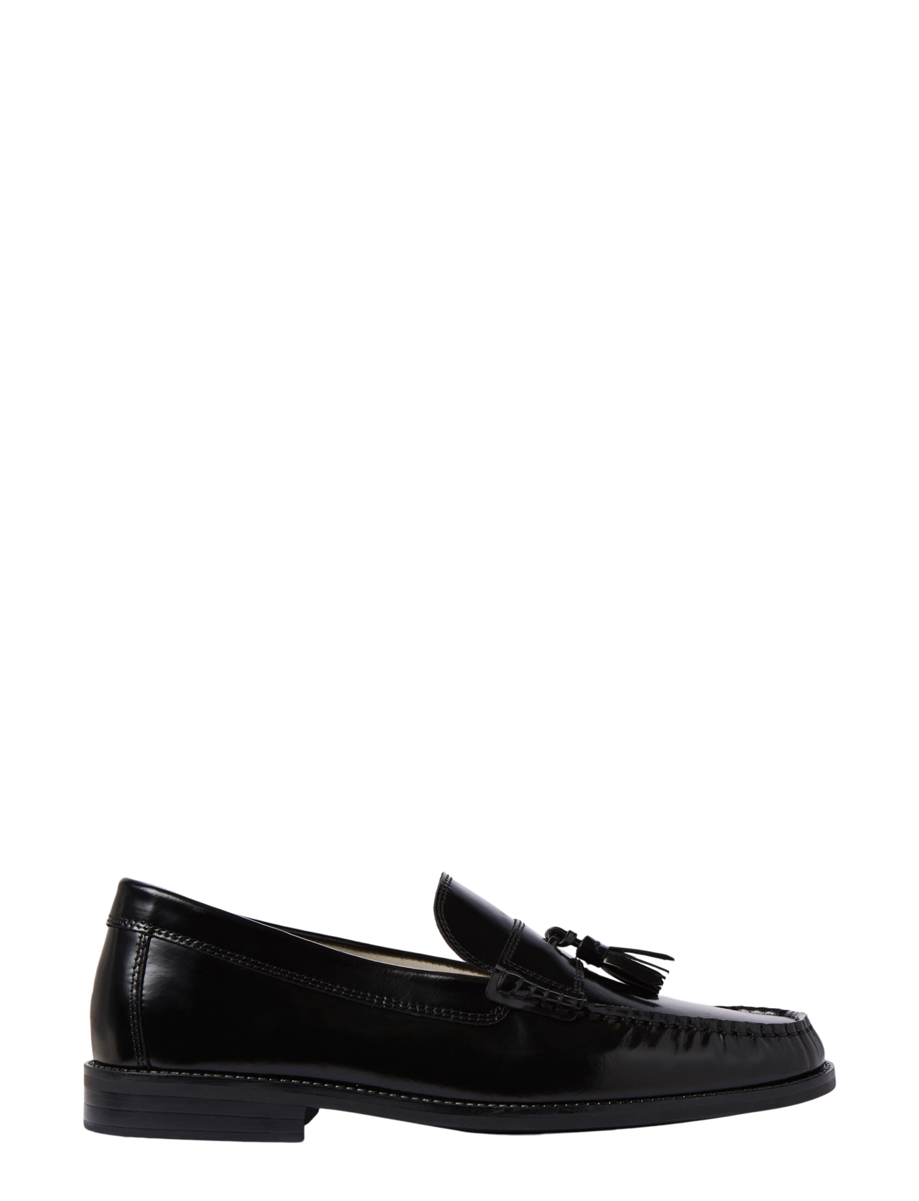 Jack & Jones - JFWPENNYBAR TASSEL LEATHER LOAFER - black - 1