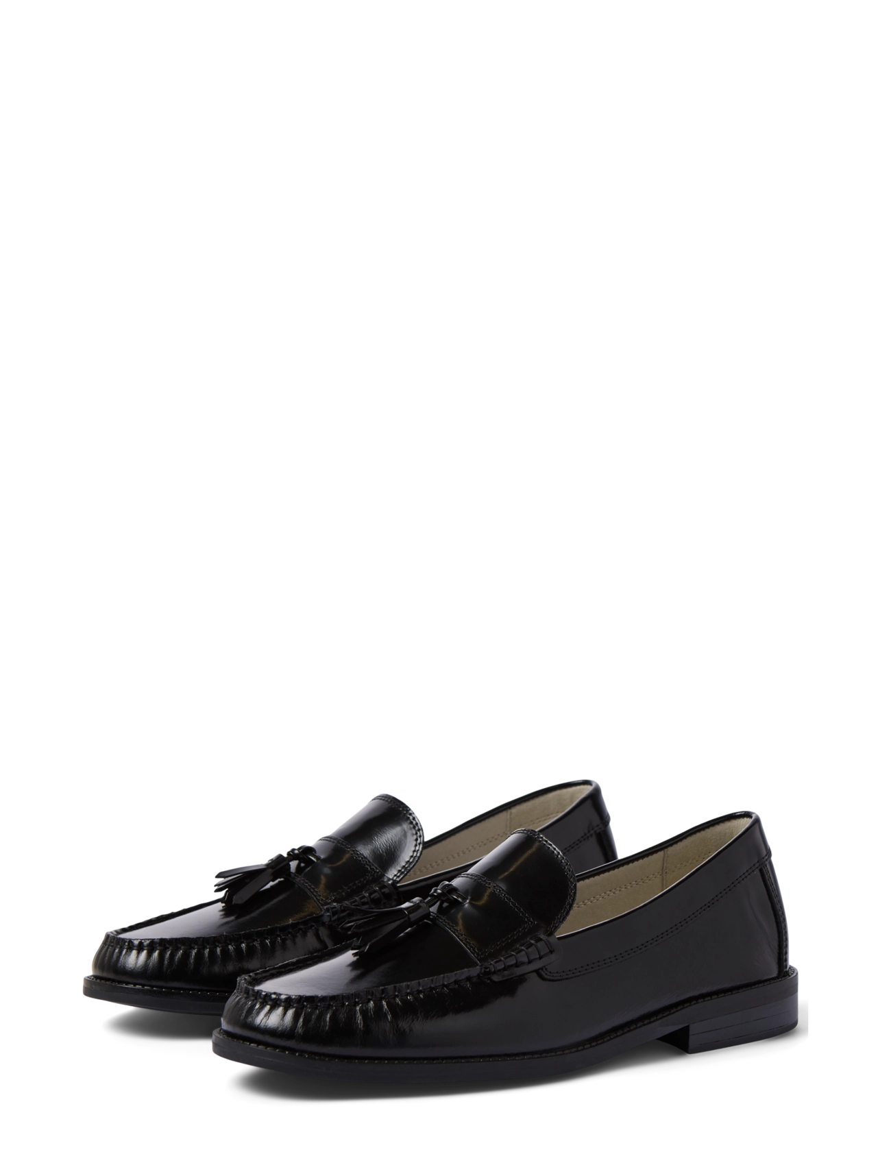 Jack & Jones - JFWPENNYBAR TASSEL LEATHER LOAFER - black - 3