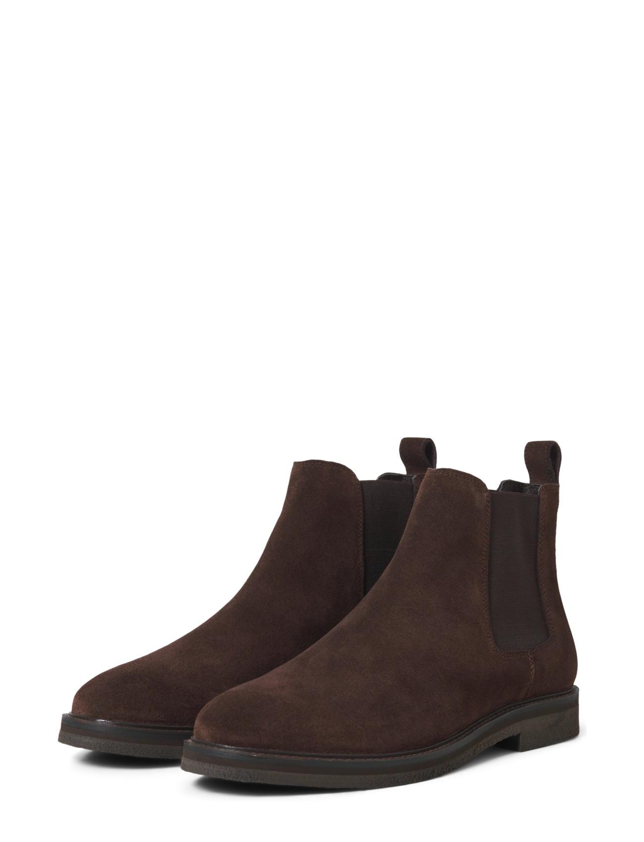 Jack & Jones - JFWLISBON SUEDE BOOT - chelsea boots - brown stone - 1