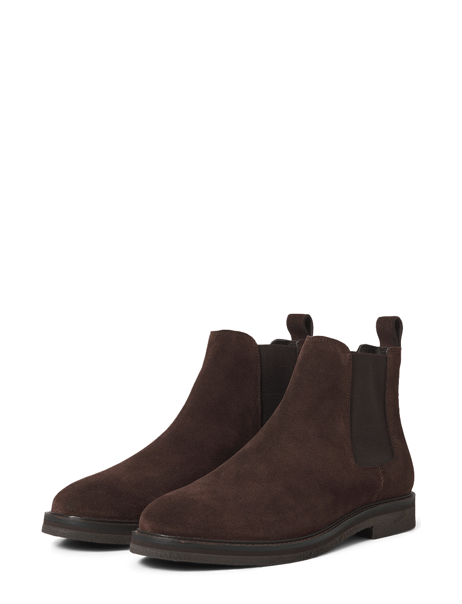 Jack & Jones - JFWLISBON SUEDE BOOT - chelsea boots - brown stone - 1