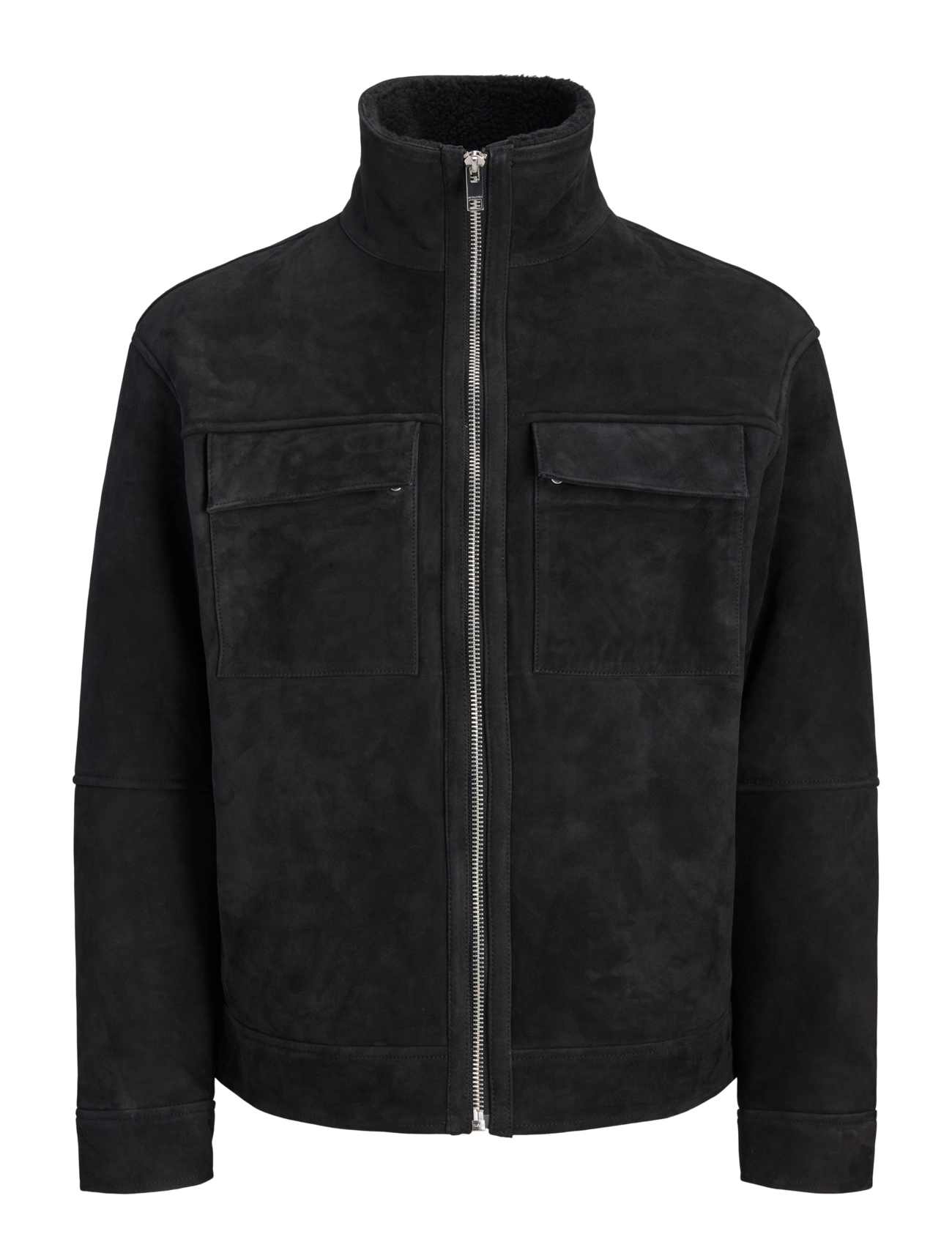 Jack & Jones JPRBLADYLAN SUEDE JACKET - Tøj - BLACK / black