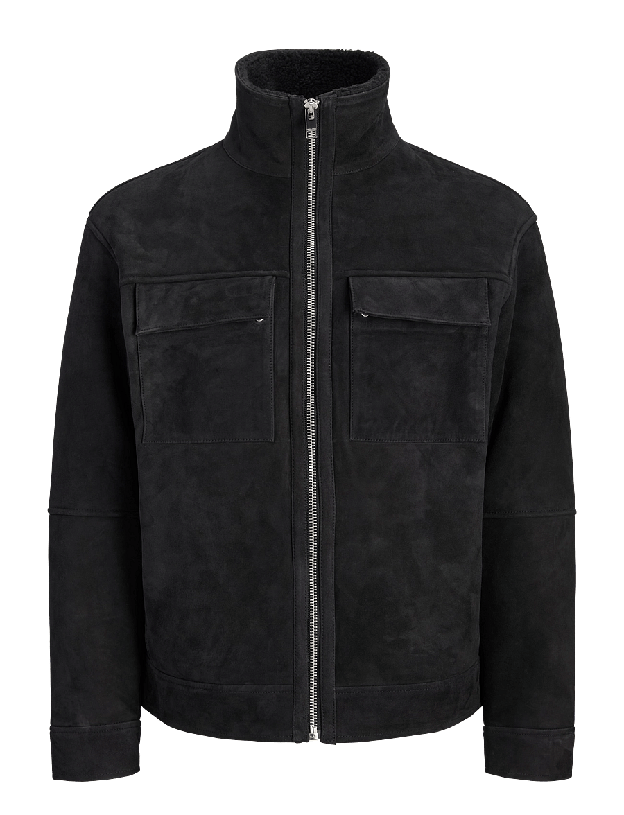Jack & Jones - JPRBLADYLAN SUEDE JACKET - black - 0