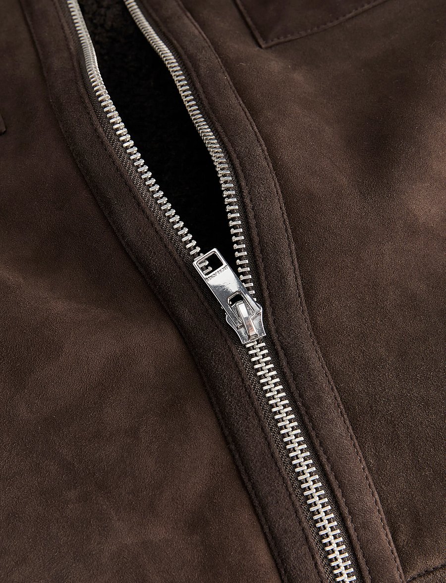 Jack & Jones - JPRBLADYLAN SUEDE JACKET - herbstjacken - chocolate torte - 2