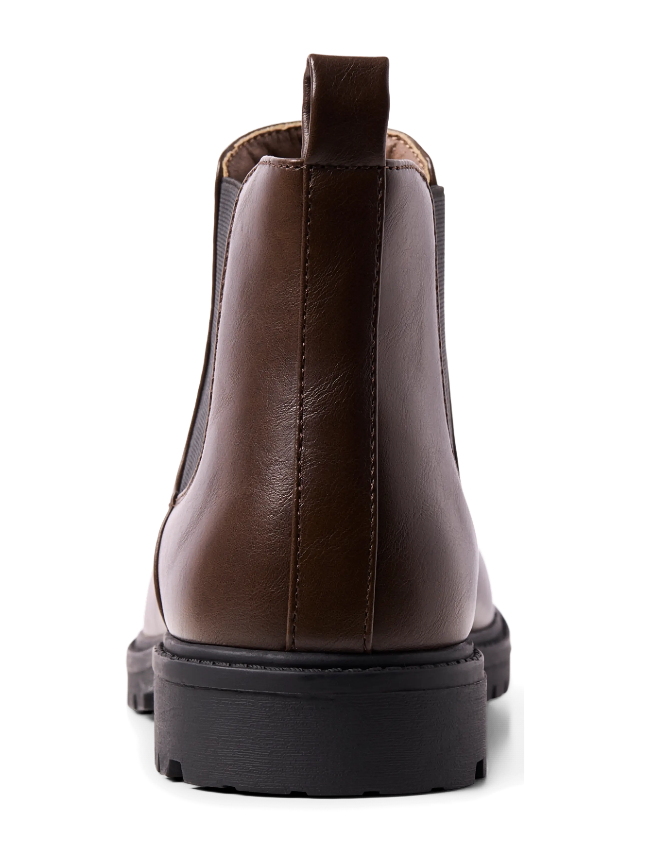 Jack & Jones - JFWDUNELAND PU BOOT LN - chelsea boots - brown stone - 5