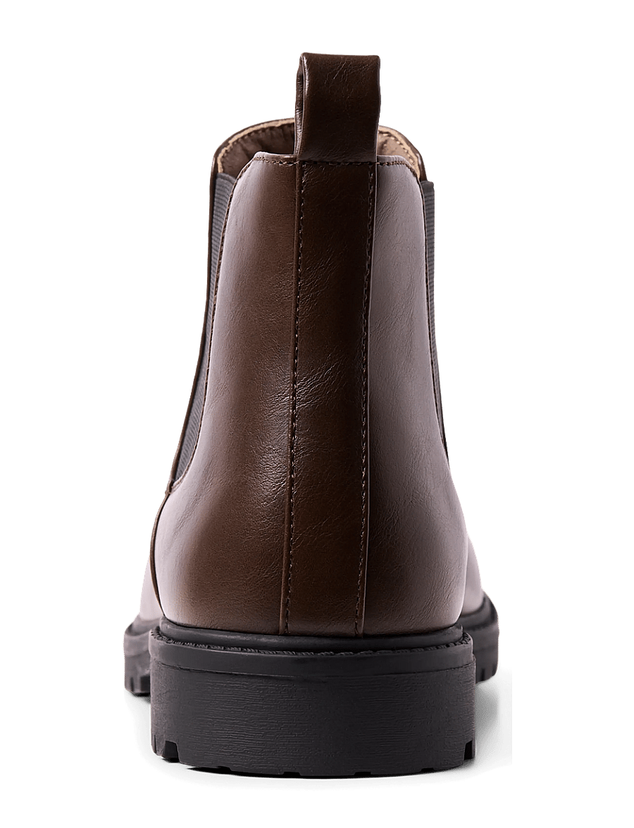 Jack & Jones - JFWDUNELAND PU BOOT LN - chelsea boots - brown stone - 5