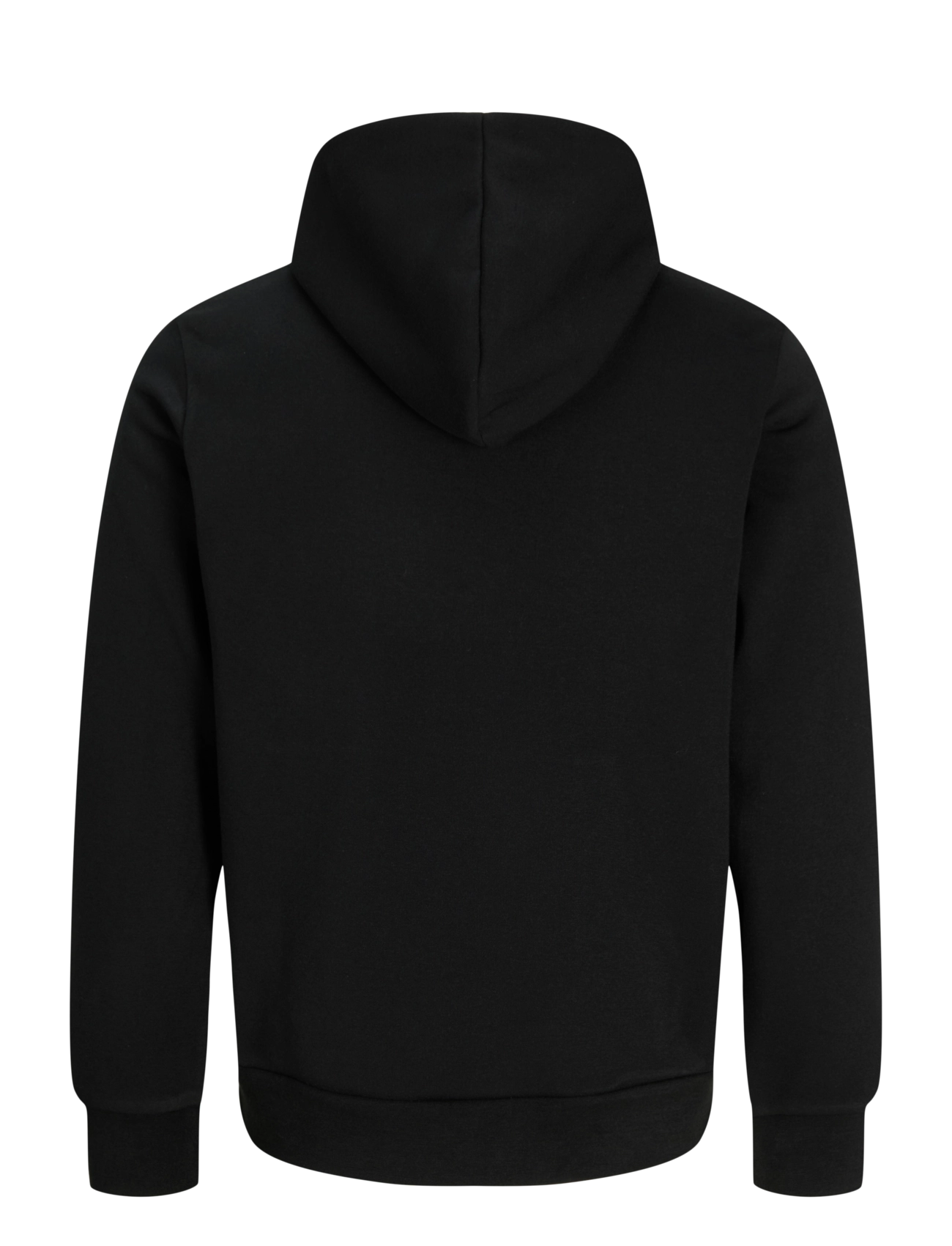 Jack & Jones - JACOLLIE PLAIN HOODIE - hoodies - black - 1