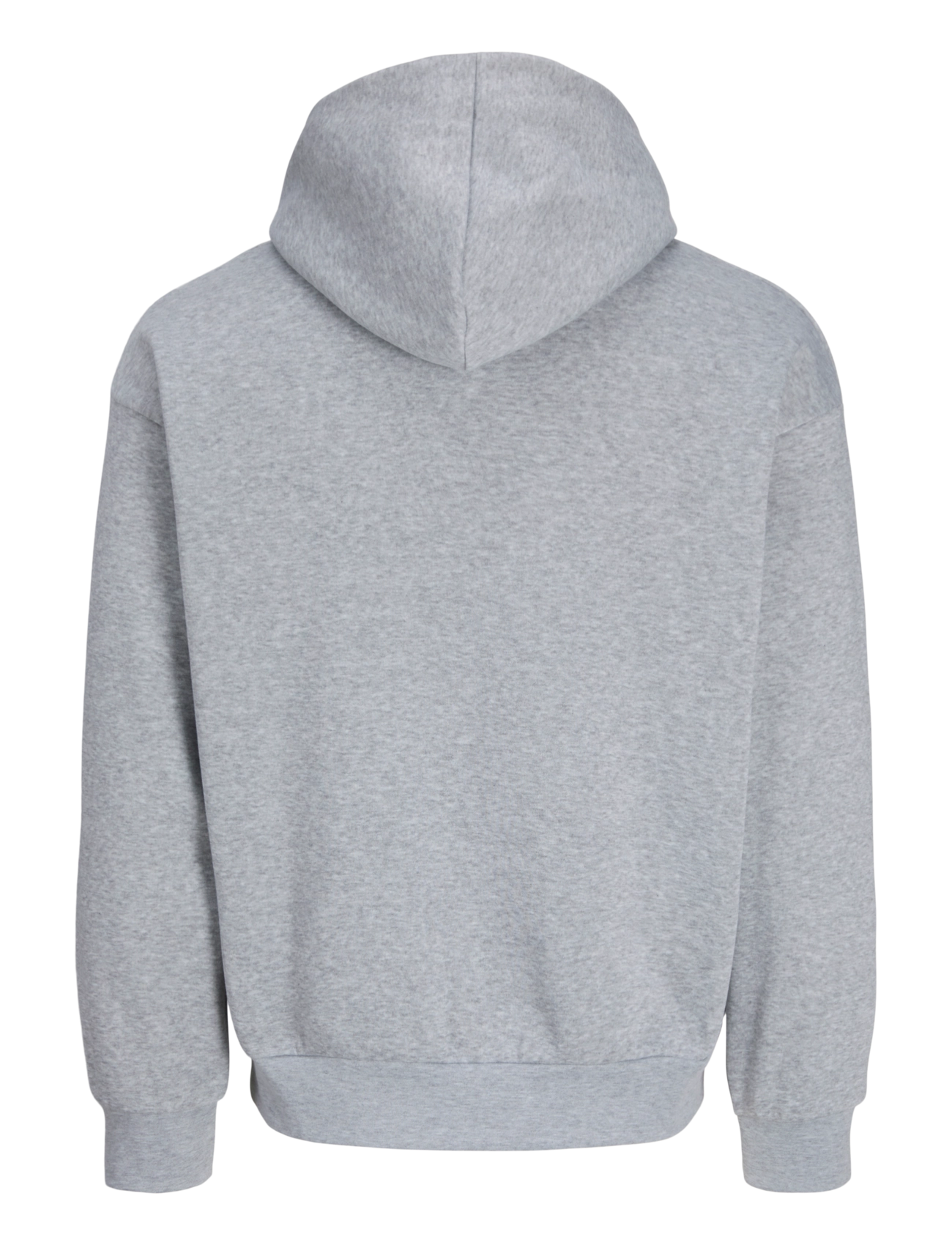 Jack & Jones - JACOLLIE PLAIN HOODIE - kapuzenpullover - light grey melange - 1