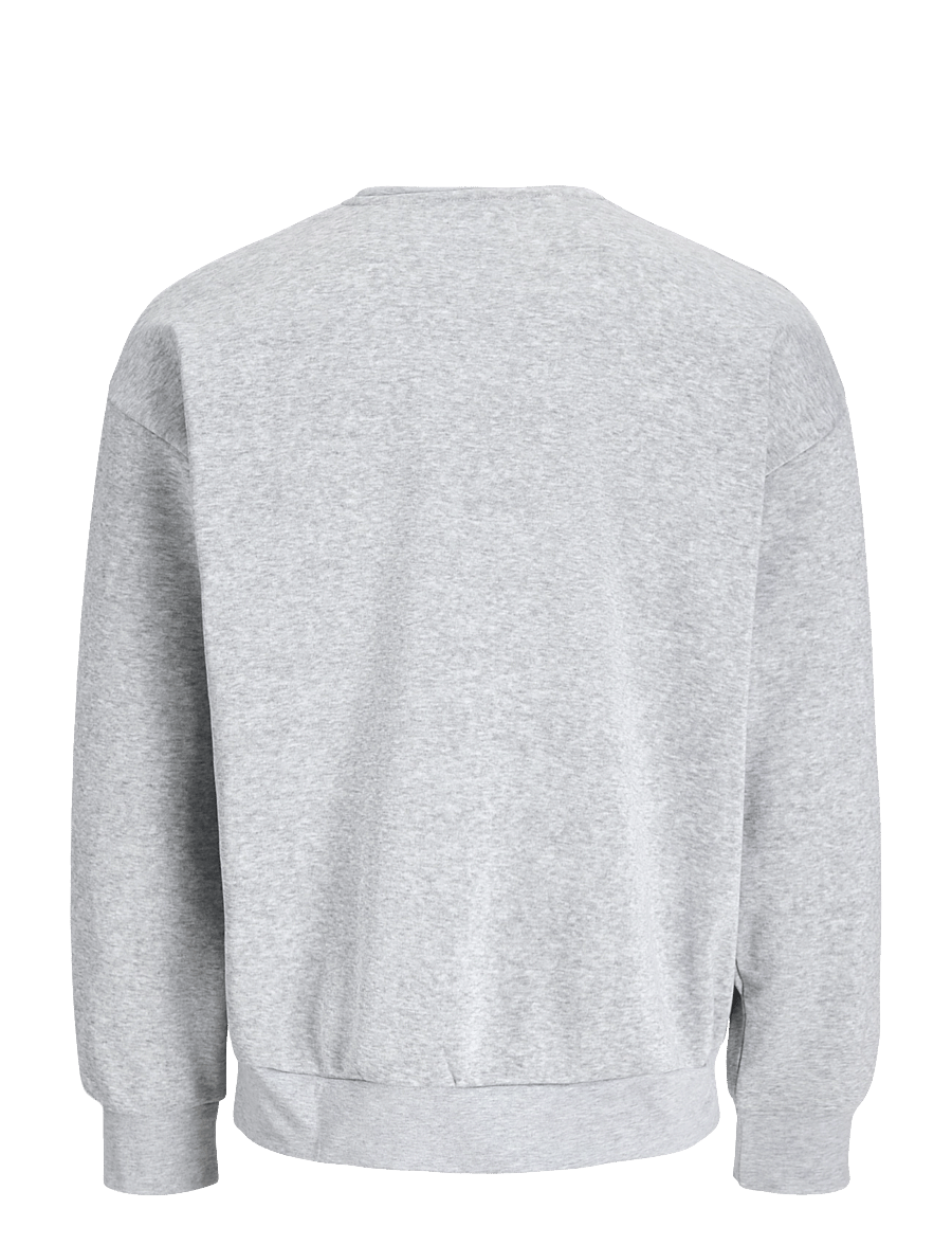 Jack & Jones - JACOLLIE PLAIN SWEATSHIRT NOOS - kollektioner - light grey melange - 1
