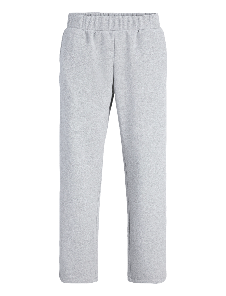 Jack & Jones - JACOLLIE PLAIN SWEATPANTS NOOS - pyjamahosen - light grey melange - 1