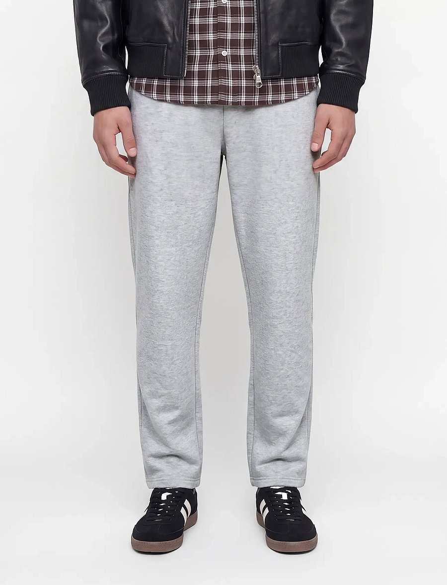 Jack & Jones - JACOLLIE PLAIN SWEATPANTS NOOS - pyjamahosen - light grey melange - 0