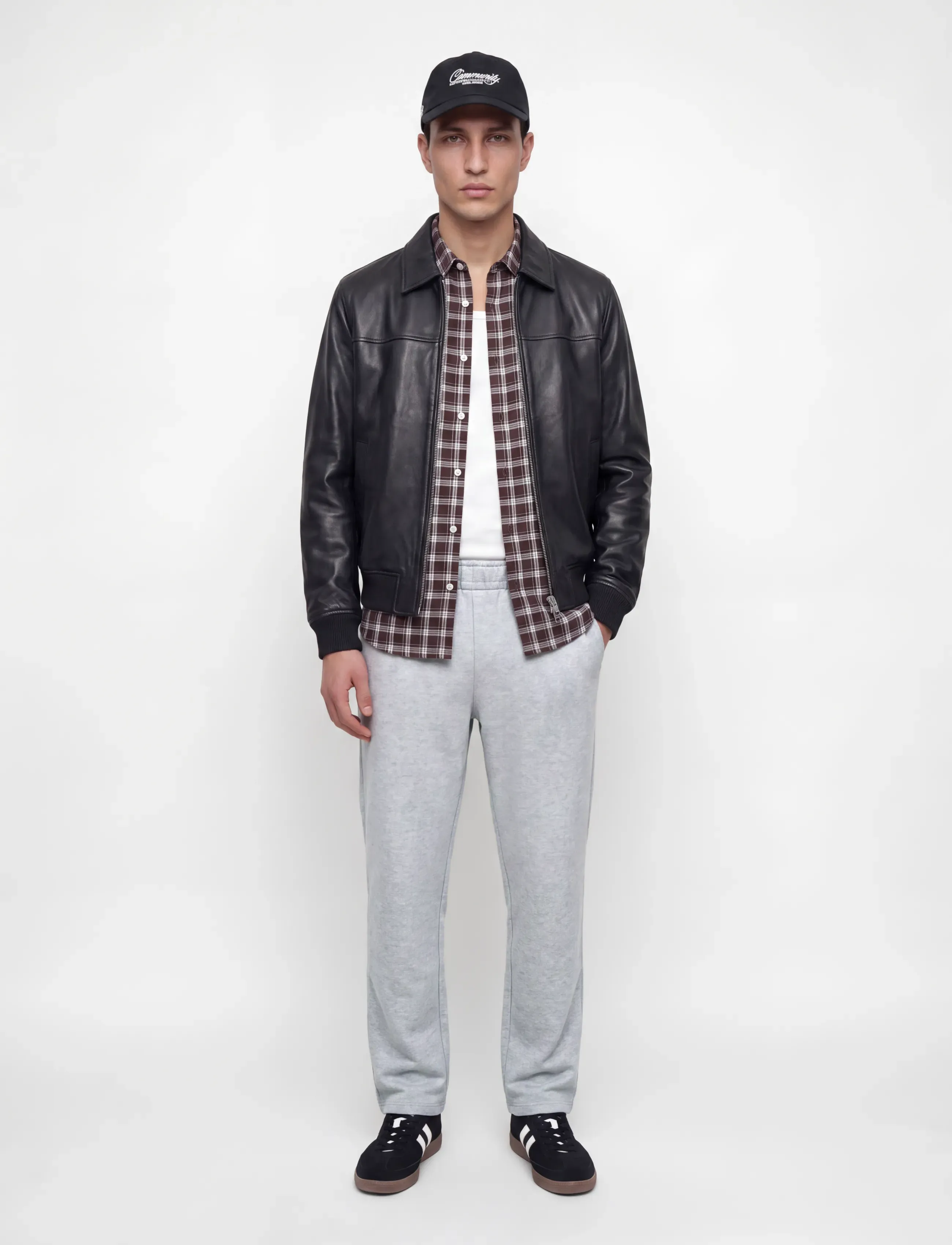 Jack & Jones - JACOLLIE PLAIN SWEATPANTS NOOS - pyjamahosen - light grey melange - 4