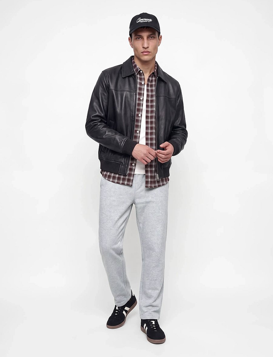 Jack & Jones - JACOLLIE PLAIN SWEATPANTS NOOS - pyjamahosen - light grey melange - 5