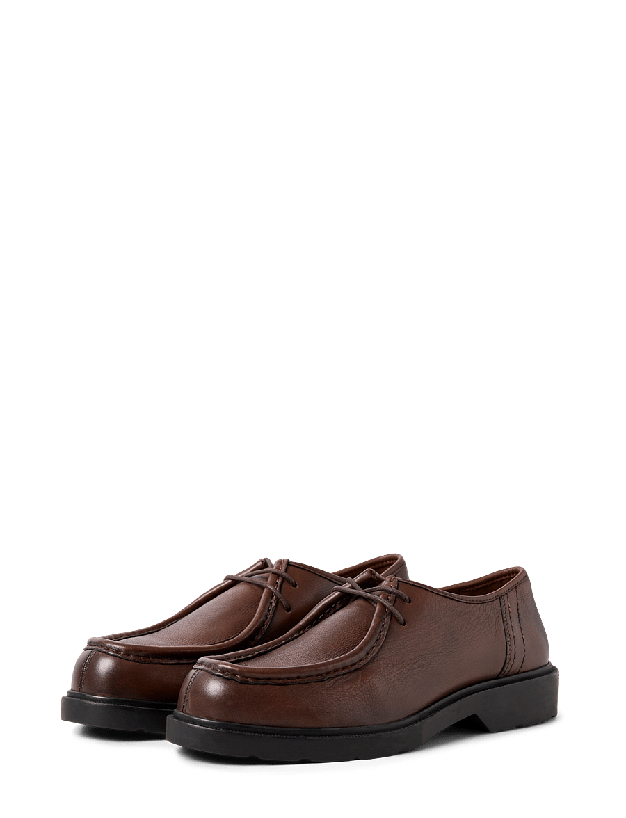 Jack & Jones - JFWAUSTIN LEATHER 2.0 - moc-toes - brown stone - 3