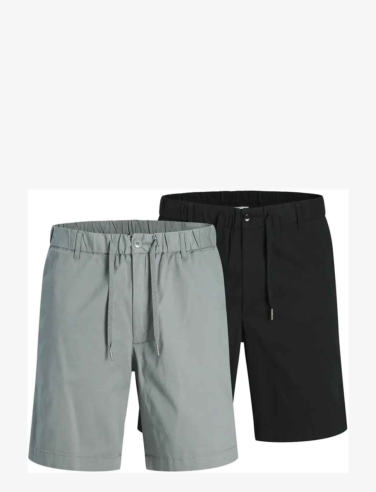 Jack & Jones - JPSTJAIDEN ROCCO HYBRID JOG SHO MP 2PK - sweatshorts - black - 1