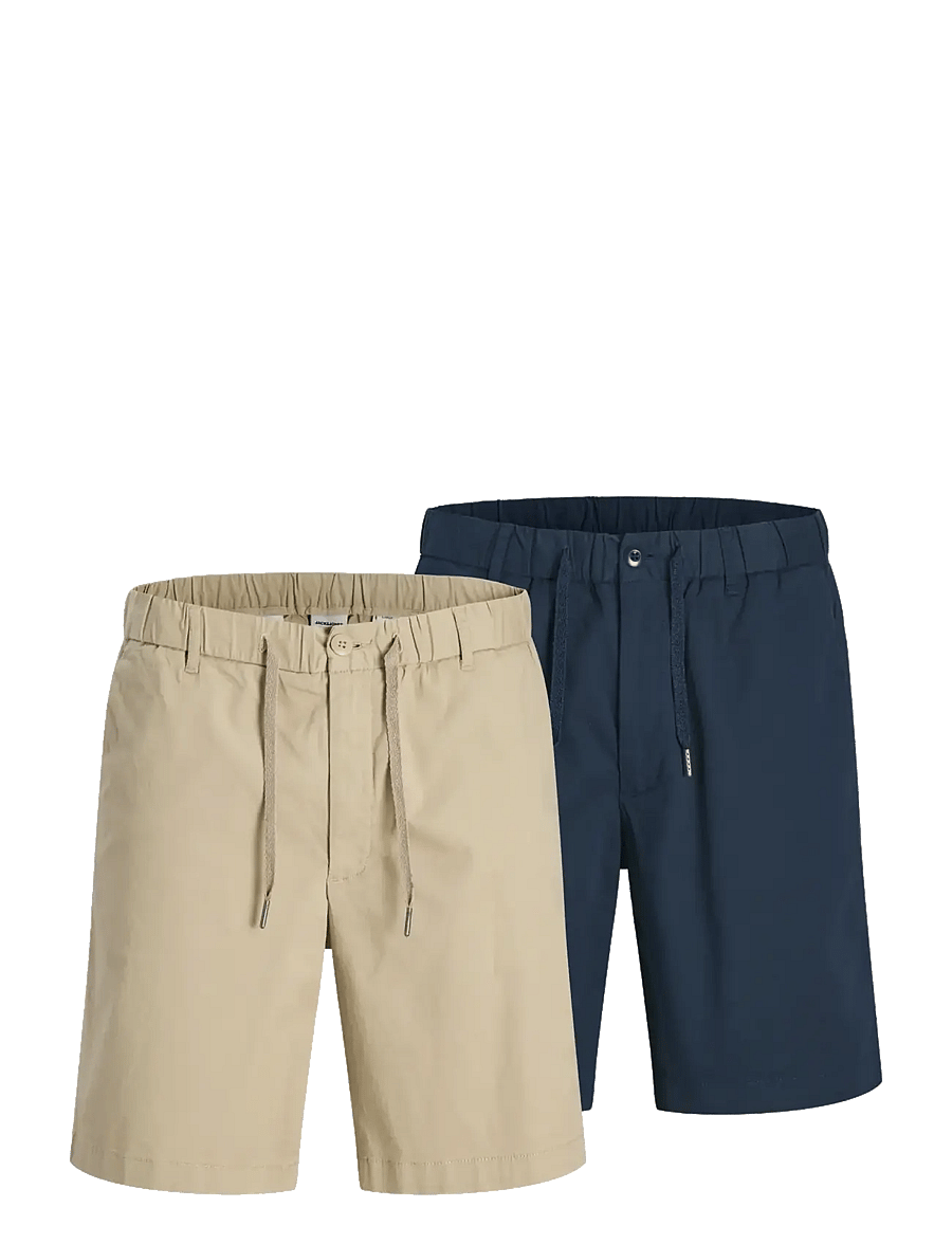 Jack & Jones - JPSTJAIDEN ROCCO HYBRID JOG SHO MP 2PK - sweatshorts - navy blazer - 1