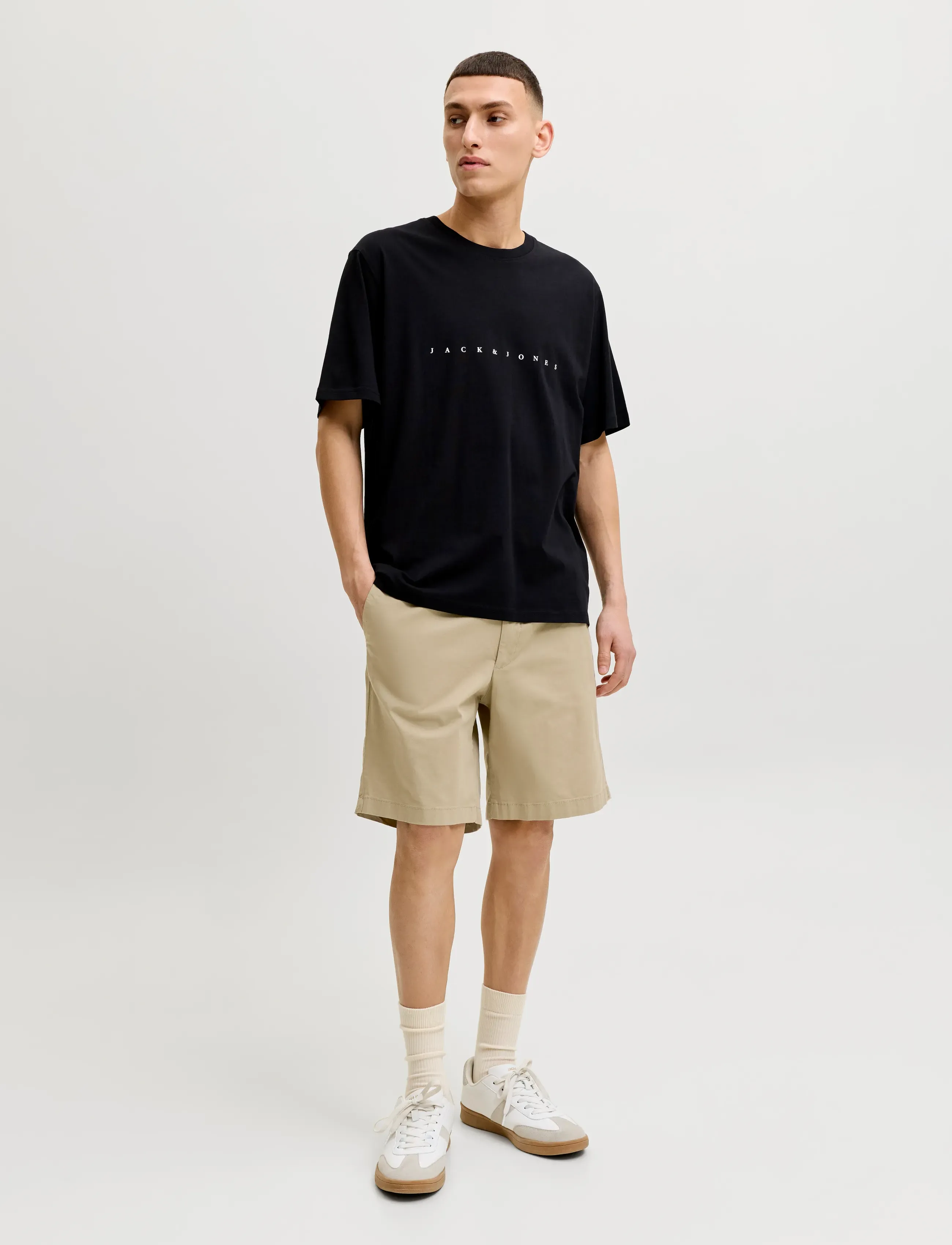 Jack & Jones - JPSTJAIDEN ROCCO HYBRID JOG SHO MP 2PK - sweatshorts - navy blazer - 4