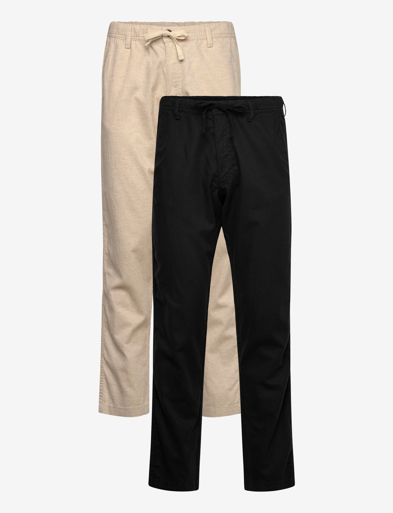 Jack & Jones - JPSTKANE HYBRID BONDI JOGGER SN MP 2PK - söfn - black - 0