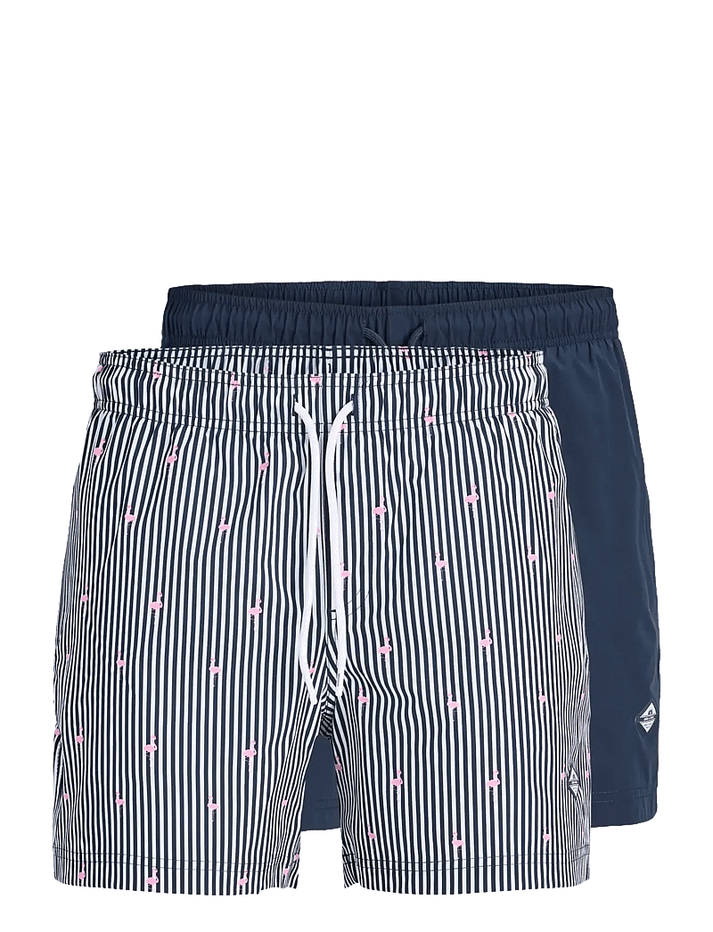 Jack & Jones - JPSTMAUI BREEZE MINI STRIPE SWIM MP - badehose - navy blazer - 1