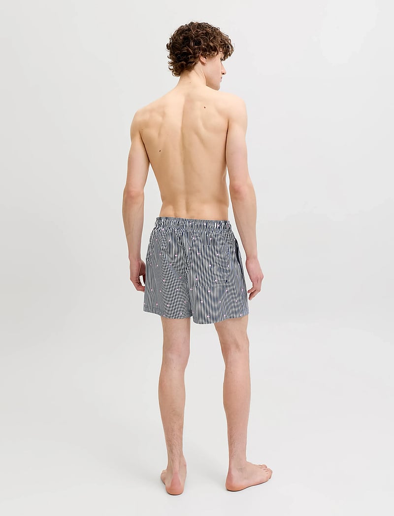 Jack & Jones - JPSTMAUI BREEZE MINI STRIPE SWIM MP - badehose - navy blazer - 3