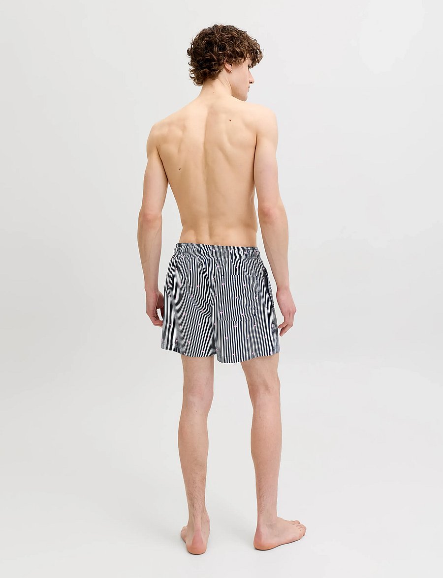 Jack & Jones - JPSTMAUI BREEZE MINI STRIPE SWIM MP - badehose - navy blazer - 3