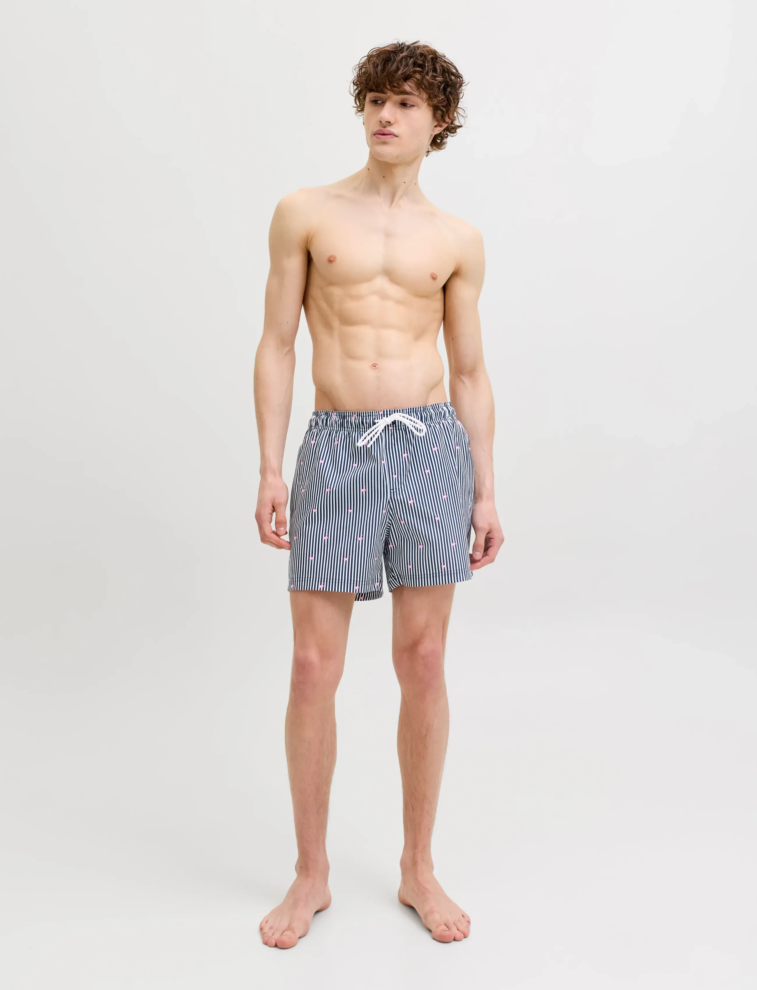 Jack & Jones - JPSTMAUI BREEZE MINI STRIPE SWIM MP - ujumispüksid - navy blazer - 4