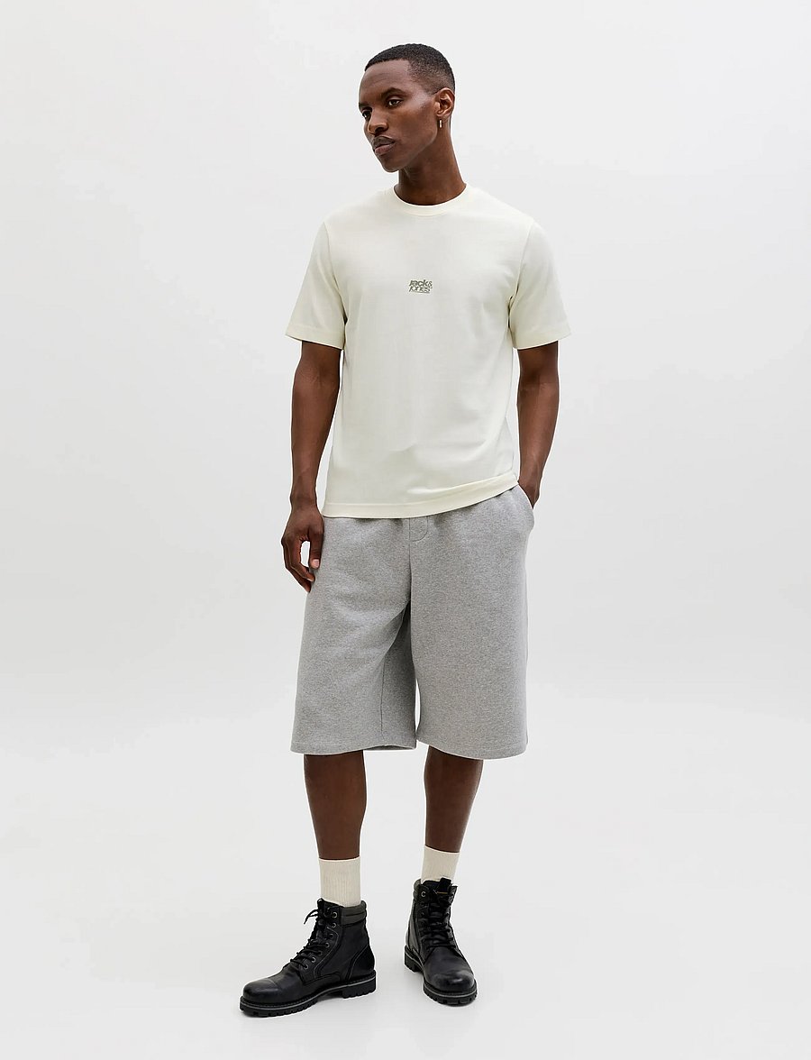 Jack & Jones - JCOBREEZE BACK PRINT TEE SS CREW 3PK MP - t-särkide multipakk - sweet corn - 4