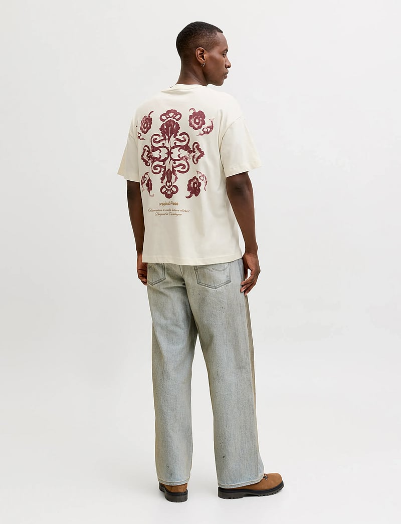 Jack & Jones - JORMONTAUK BACK GRAPHIC TEE SS 3PK MP - t-shirts im multipack - seagrass - 3